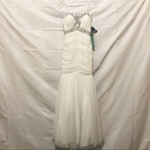 Brand New White Evening Gown